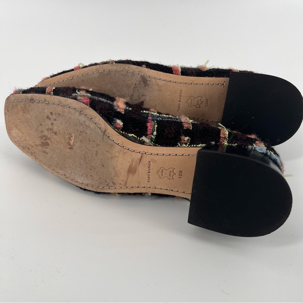 Tory Burch Georgia Block Heel Pumps - Brown Tweed - Size 10 - EUC - Picture 5 of 6